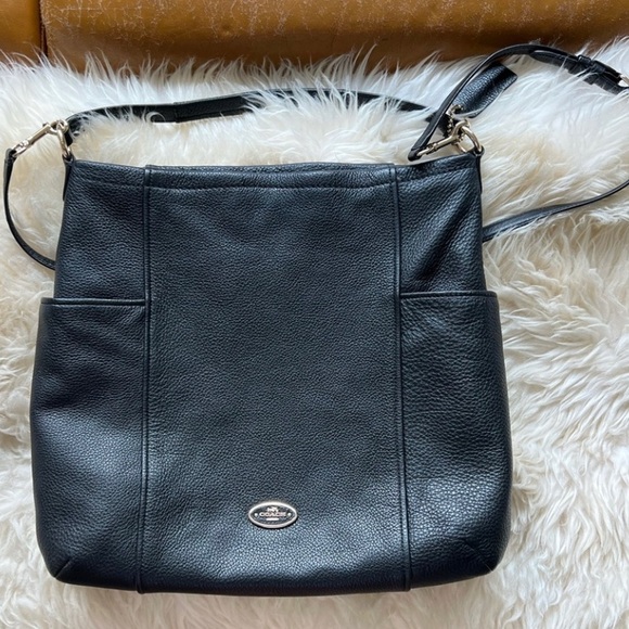 Coach Shoulder Bag - Black Leather - Picture 1 of 10